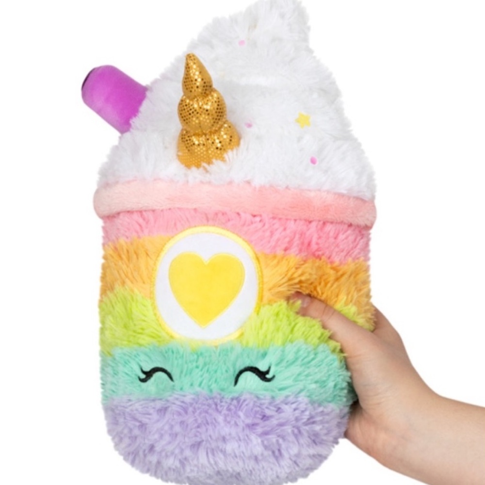 Unicorn Rainbow Latte Squishable